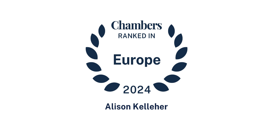 Chambers and Partners Logo 2024 with Alison Kelleher