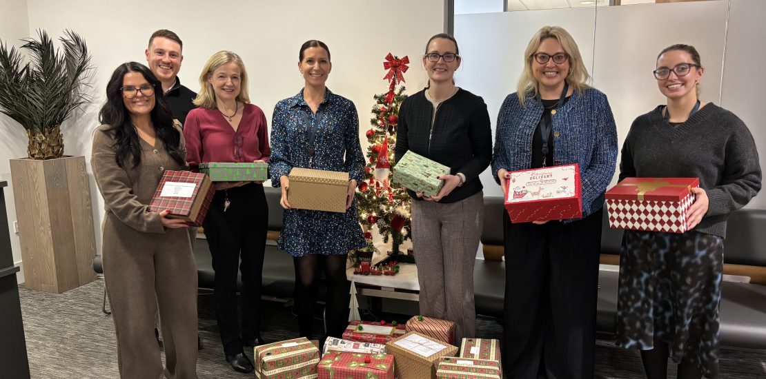 CKT colleagues holding Carepacks