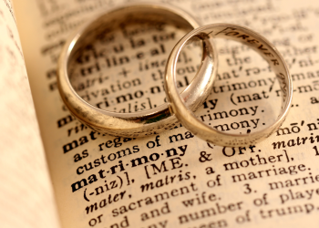 Wedding Rings on description of matrimony